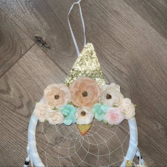 Handmade Boho Unicorn Dreamcatcher​ - Picture 3 of 6